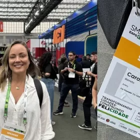 Carolina Barreto, CEO da artery, no Smart City Expo 2025.